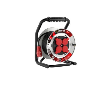 Przedł.BĘBNOWY KERG 3G1.5 20M CZARNY H05RRF STANDARD guma EPR