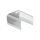 Klips mocujący, srebrny, do Profilu LED 2191 Häfele Lighting, 83374832