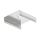 Klips mocujący, srebrny, do Profilu LED 2194 Häfele Lighting, 83374893