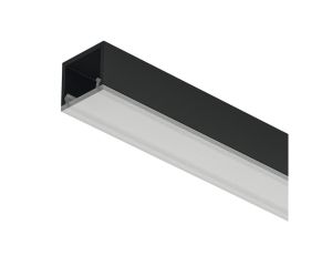 Profil LED nawierzchniowy, czarny, 2101 Häfele Lighting, 83395733