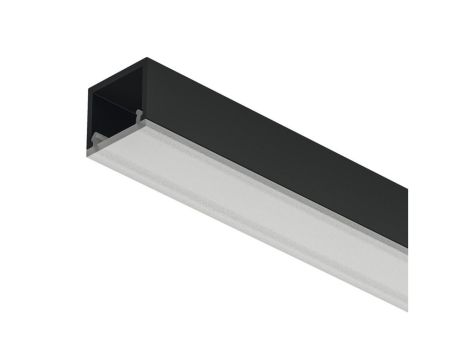 Profil LED nawierzchniowy, czarny, 2101 Häfele Lighting, 83395733