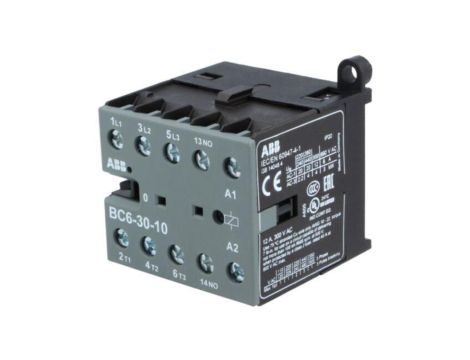 BC6-30-10-01 Stycznik 3-biegunowy, NO x3, Styki pomocnicze: NO, 24VDC, 6A, BC6