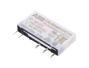 CR-S048VDC1R Przekaźnik miniaturowy, SPDT, Napięcie Cewki: 48VDC, CR-S, podstawka,THT