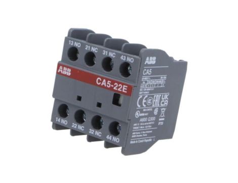 CA5-22E Styki pomocnicze, Seria: UA, Wyprowadzenia: zaciski śrubowe, czołowy