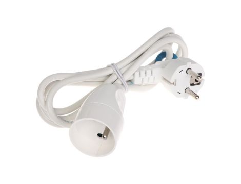 Przedłużacz 1-gniazdo z/u PS-3X1.0-1.5M/W 1.5m