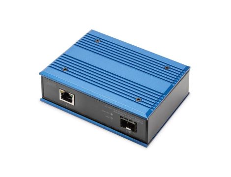 Przemysłowy mediakonwerter 1000Base-TX - 1000Base-FX SFP (bez modułu) DIN rozszerzony zakres temperatury DN-652103-1