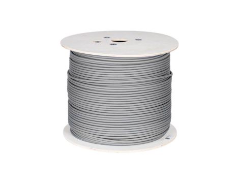 Kabel teleinformatyczny F/UTP kat.6 wewnętrzny Dca LSZH szary NEKU / 500m/