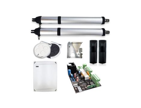 Zestaw do bramy skrzydłowej Safe SLIM300 do 8 mb (fotokomórki + 2xpilot)