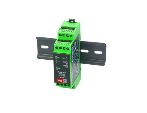 Koncentrator HUB RS485 1:3 trójstronna izolacja 3kV DC