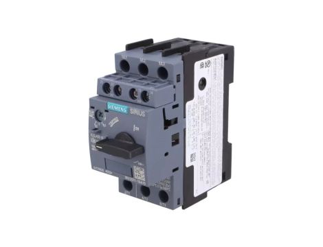 3RV2011-1GA15 Wyłącznik silnikowy 2,2kW NO + NC 220690VAC na szynę DIN