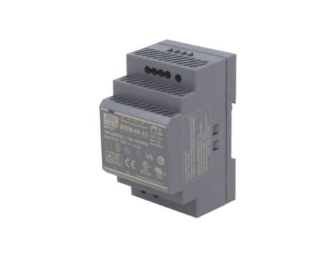 HDR-60-12 Zasilacz impulsowy, na szynę DIN, 54W, 12VDC, 4,5A, 85264VAC