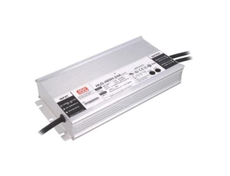 HLG-480H-24A Zasilacz impulsowy, LED, 480W, 24VDC, 1020A, 90305VAC, IP65, 94