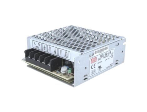 Zasilacz impulsowy, do wbudowania,modułowy, 50W, 24VDC, 2,2A RS-50-24