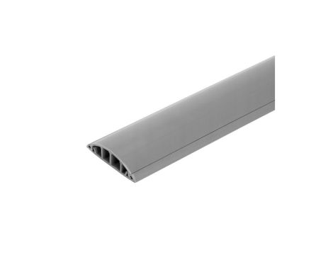 Listwa maskująca przewody TV maskownica uniwersalna napodłogowa naścienna 90x20mm szara 2m 4/EB/KP 90x20