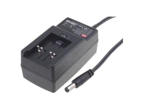 GE24I05-P1J Zasilacz impulsowy, sieciowy,wtykowy, 5VDC, 3A, 15W, Wyj: 5,5/2,1