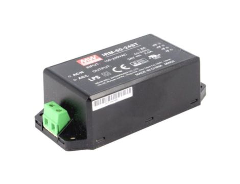 IRM-60-24ST Zasilacz impulsowy, do wbudowania,modułowy, 60W, 24VDC, 2500mA