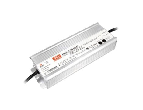 HLG-320H-24A Zasilacz impulsowy, LED, 320W, 24VDC, 6,6713,34A, 90305VAC, IP65