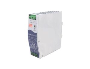 WDR-120-12 Zasilacz impulsowy, na szynę DIN, 120W, 12VDC, 10A, 180550VAC