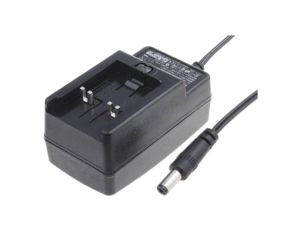 GE12I12-P1J Zasilacz impulsowy, sieciowy,wtykowy, 12VDC, 1A, 12W, Wyj: 5,5/2,1