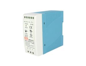 MDR-40-5 Zasilacz impulsowy, na szynę DIN, 30W, 5VDC, 6A, 85264VAC, OUT: 1