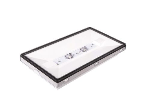 Oprawa awaryjna VELLA SCH 350 M 3H AT IP65 (brak piktogramu w zestawie) / soczewka korytarzowa do pomieszczeń wysokich / 93718