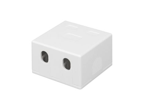 Obudowa natynkowa na 2 moduły Keystone RJ45 lub RJ11/12 IWP-MD SC-2T