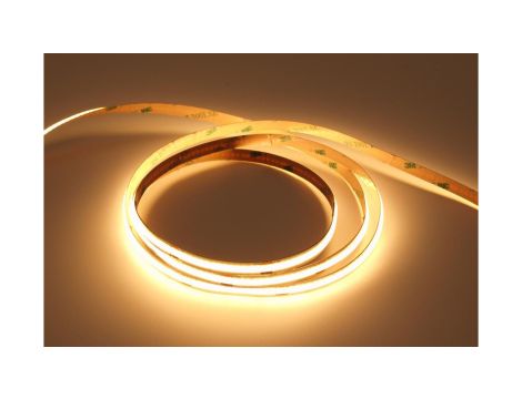 Taśma LED COB 5W 24V 5m biała ciepła UQS-COB-5W-WW-24V-5m