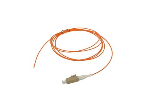 Pigtail światłowodowy MM PC LC easy strip 2m OM2 pomarańczowy