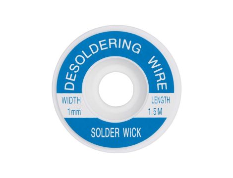 Taśma rozlutownicza plecionka do odsysania cyny 1mm / 1,5m LUT0031-3