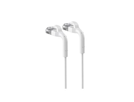 Patchcord LAN Miedź Kabel sieciowy skrętka, łamana końcówka Extralink Kat.6A U/FTP 10m 1Gbps Biały
