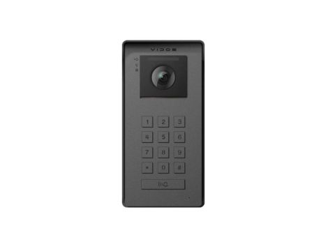 Stacja bramowa Full HD, praca w trybie jedno lub wielolokatorskim, kąt widzenia ok. 125 stopni Vidos 2IP S200