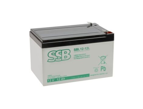 Akumulator VRLA AGM 12V 12Ah (żywotność 10-12lat) SBL12-12L T2