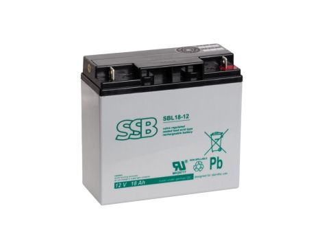 Akumulator VRLA AGM 12V 18Ah (żywotność 10-12lat) SBL18-12
