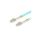 Patchcord światłowodowy MM LC/UPC-LC/UPC duplex 3mm OM3 aqua 3m LANBERG