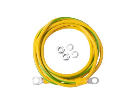 KOMPLET ZESTAW UZIEMIENIA KABEL PRZEWÓD LINKA UZIEMIAJĄCA LGY 4 mm2 1,2m (EK-11)