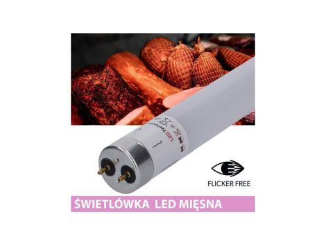 Świetlówka led T8 G13 mięsna 60cm 9W PC Prescot