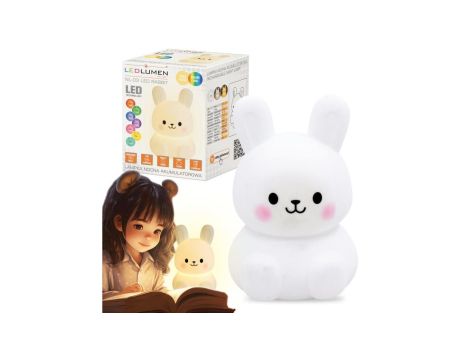 Lampka Nocna NL-03 LED 1W KRÓLIK USB-C