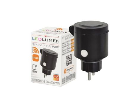 Gniazdo zewnętrzne WiFi TUYA SMART Plug IP44 SP-04 16A