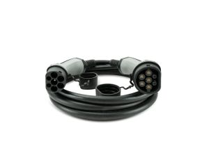 Przewód ładowania 22kW/32A/3f Type2-Type2 5m LED