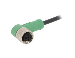 1694512 Kabel do czujników/automatyki, M12, Ilość pinów: 3, kątowe, 3m, wtyk, 4A