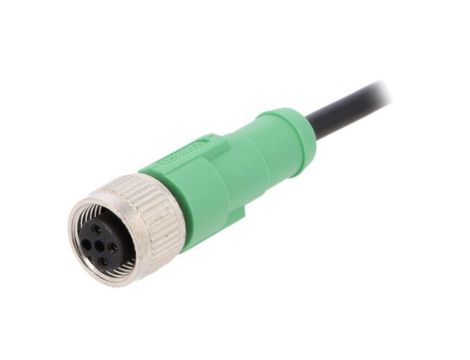 Kabel do czujników/automatyki, M12, Ilość -PINów: 3, proste, 1.5m, wtyk SAC-3P-1,5-PVC/M12FS