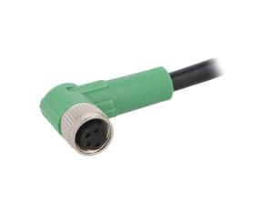 1415552 Kabel do czujników/automatyki, M8, Ilość pinów: 4, kątowe, 1.5m, wtyk, 4A