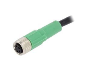 1415551 Kabel do czujników/automatyki, M8, Ilość pinów: 4, proste, 3m, wtyk, 30VAC