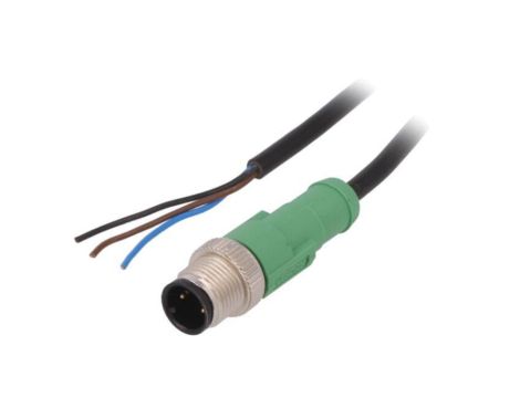 1414434 Kabel do czujników/automatyki, M12, Ilość pinów: 3, proste, 1.5m, wtyk