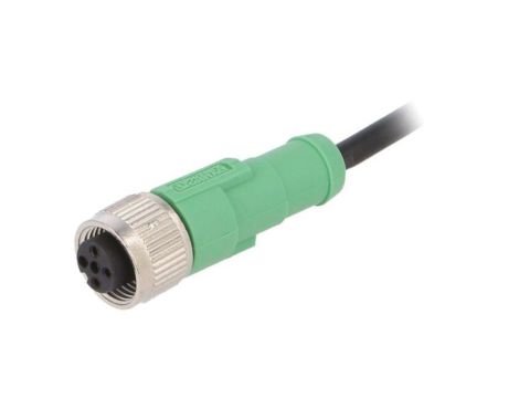 1414452 Kabel do czujników/automatyki, M12, Ilość pinów: 3, proste, 3m, wtyk, 4A