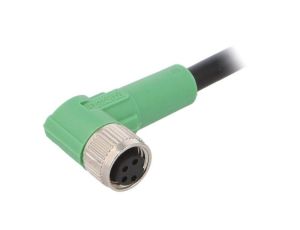 1415554 Kabel do czujników/automatyki, M8, Ilość pinów: 4, kątowe, 3m, wtyk, 30VAC