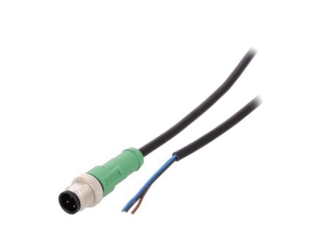 1414437 Kabel do czujników/automatyki, M12, Ilość pinów: 3, proste, 10m, wtyk, 4A