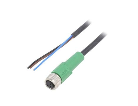 1669628 Kabel do czujników/automatyki, M8, Ilość pinów: 3, proste, 5m, wtyk, 60VAC