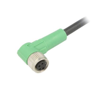 1681884 Kabel do czujników/automatyki, M8, Ilość pinów: 4, kątowe, 3m, wtyk, 30VAC