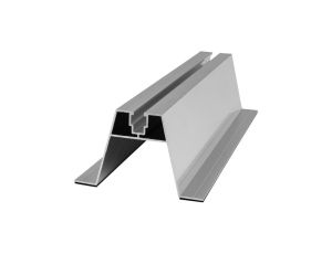 Mostek na blachę trapezową Uchwyt trapezowy aluminiowy szyna montażowa 300x70mm do paneli PV